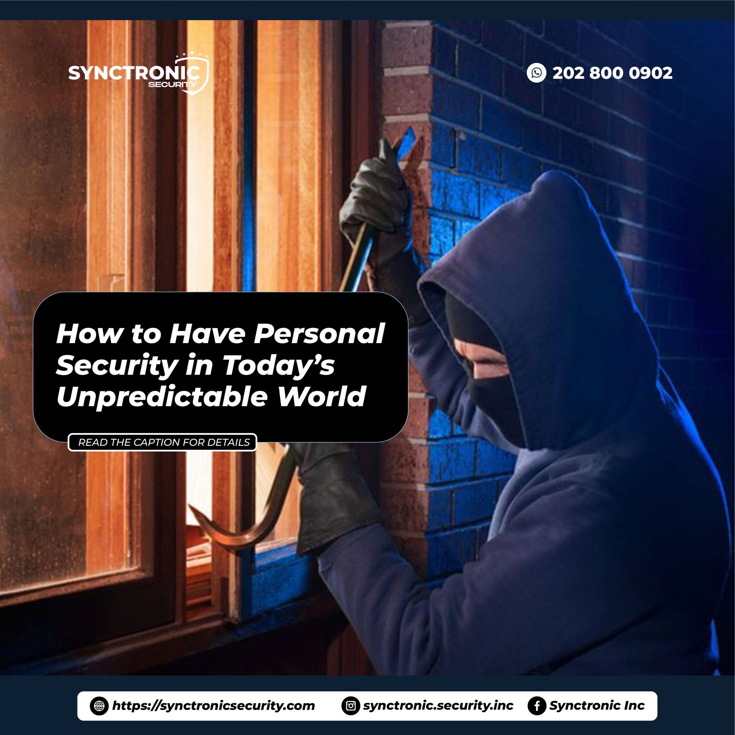 How to Have Personal Security in Today’s Unpredictable World